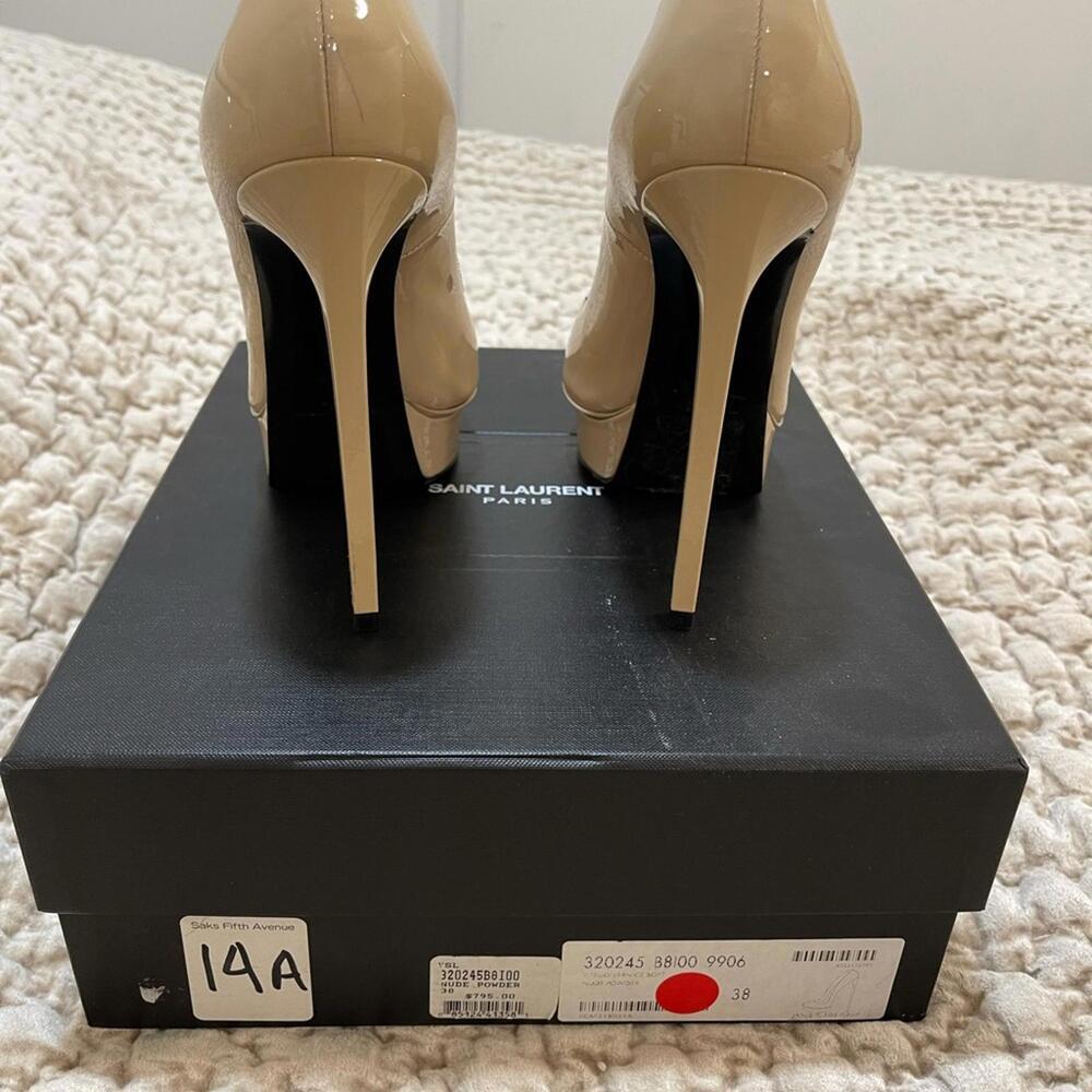 YSL / Saint Laurent Pumps Vitello vernice heels - Picture 2 of 5